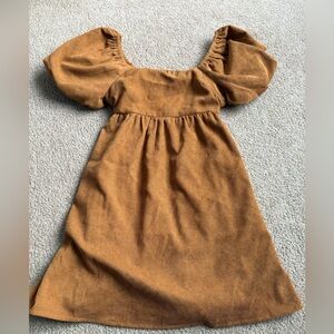 Charming Brown Kids Dress